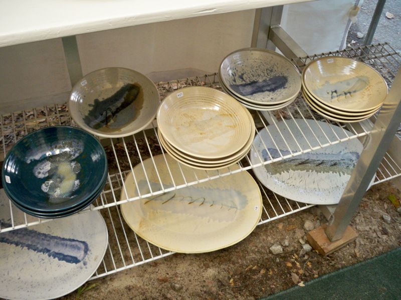 No Rim Bowls and Oval Platters