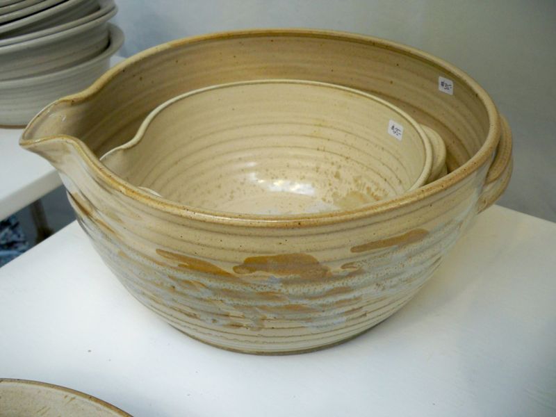 Mixing Bowls Beige Small & Large